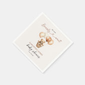 Moderne Teddy Bear Gender Neutral Baby Dusche Serviette (Ecke)