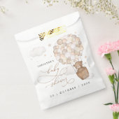 Moderne Teddy Bear Hot Air Ballon Babydusche Geschenktütchen (Versiegelt)