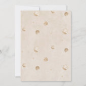 Moderne Teddybär Aquarell Babydusche Einladung (Rückseite)