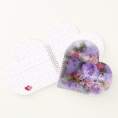 Moderne Template Blume Rose Elegantes Ölgemälde Notizblock (Innenseite)