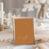 Moderne Terracota Arch Table Acht Tischnummer