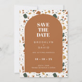 Moderne Terracotta auf dem Monte Tamaro Terrazzo S Einladung (Vorderseite)