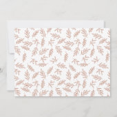 Moderne Terracotta Foto Verlobung Ankündigung (Rückseite)