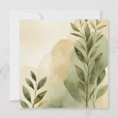 Moderne Terracotta & Sage Couples Dusche Einladung (Rückseite)