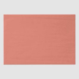Moderne Terracotta Schlichte Solid Color Seidenpapier