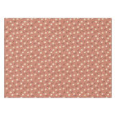 Moderne Terrakotta-Gänseblümchen-Streu-Blumen-Tisc Tischdecke (Vorderseite (Horizontal))