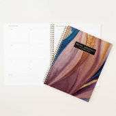 Moderne Terrakotta-Glitzer-Rose Planer (Anzeige)