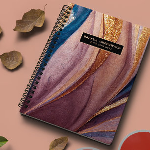 Moderne Terrakotta-Glitzer-Rose Planer