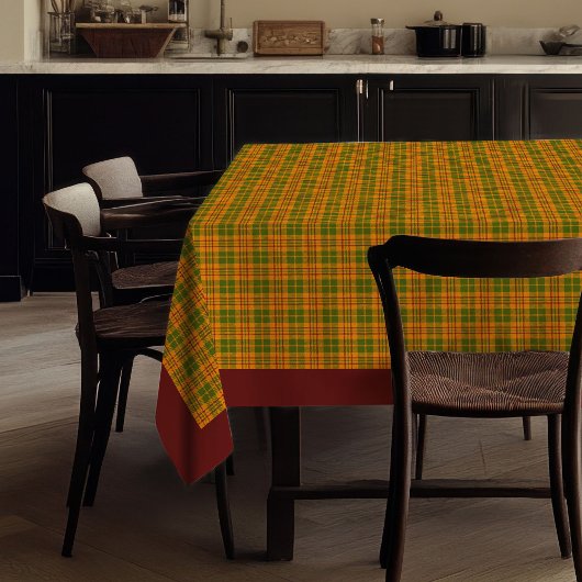 Moderne Terrakotta-Tischdecke Herbst Tischdecke