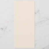 Moderne Terrakotta-Wüsten-Boho-Hochzeitsprogramm Programm (Rückseite)