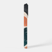 Moderne Terrazzo-Abstrakt-Handyhülle iPhone Hülle (Rechte Seite)