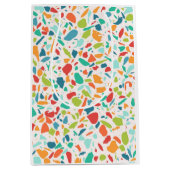 Moderne Terrazzo Architektur Designer Farbenfroh Mittlere Geschenktüte (Vorderseite)
