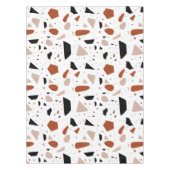 Moderne Terrazzo Geometric Abstrakt Boho Tableclot Tischdecke (Vorderseite)