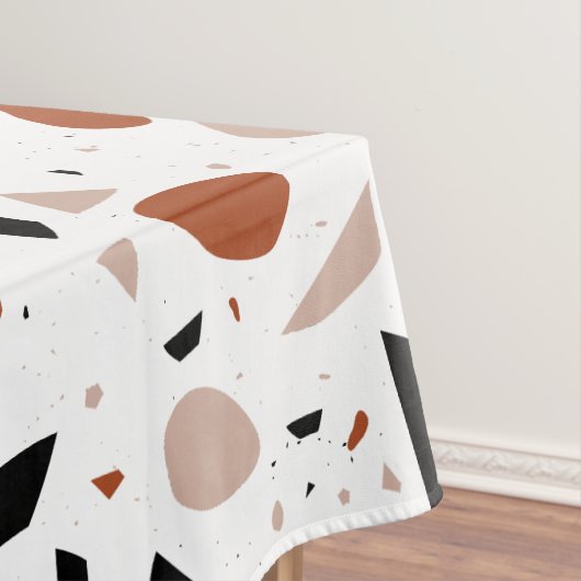 Moderne Terrazzo Geometric Abstrakt Boho Tableclot Tischdecke (Beispiel)
