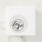 Moderne Terrazzo Keramik Sehen Sie sich Ihre Logop Geschenkanhänger (Beispiel)