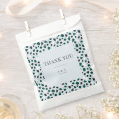 Moderne Terrazzo-Optik in Smaragdgrün & Konfetti Geschenktütchen (Ausgeschnitten)