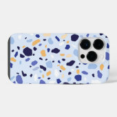 Moderne Terrazzo-Stein-Textur-Muster iPhone Hülle (Rückseite (Horizontal))