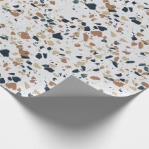 Moderne Terrazzo-Textur in Cremeweiß