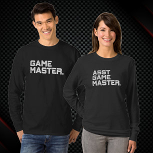 Moderne Text Asst Game Master Damen Langarmshirt T-Shirt