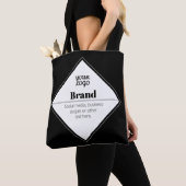 Moderne Textgestaltung & Ihr Logo Tasche (Von Nahem)