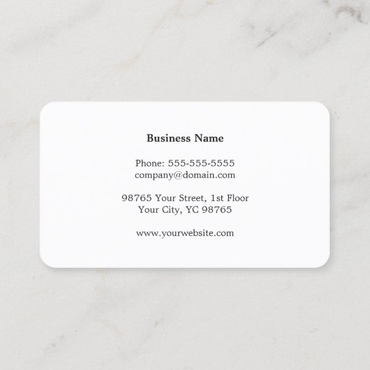 Moderne Textur Gray Silver Event Plane Visitenkarte (Rückseite)