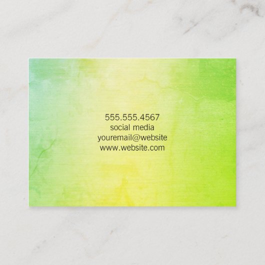 Moderne Textur Visitenkarte (Rückseite)