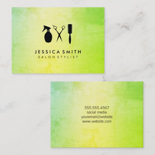 Moderne Textur Visitenkarte (Vorne/Hinten)