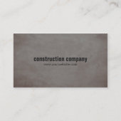 Moderne Texturstein dunkle Konstruktion Visitenkarte (Vorderseite)