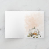 Moderne Thanksgiving Karte (Innenseite)