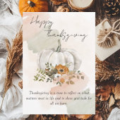 Moderne Thanksgiving Karte