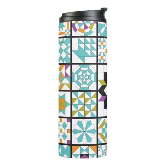 Moderne Thermosbecher (Nach links gedreht)