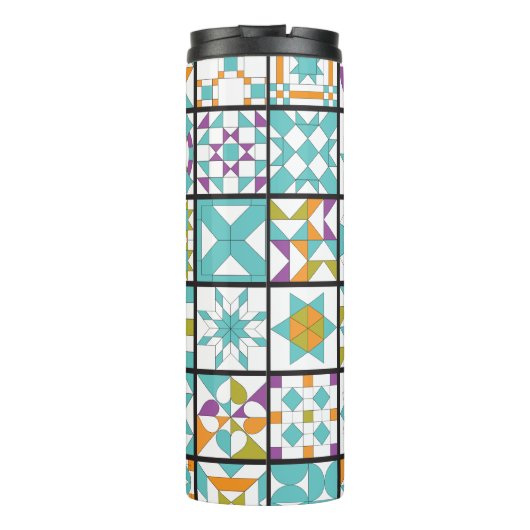 Moderne Thermosbecher (Rückseite)