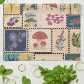 Moderne Tiere aus der Mitte des Jahrhunderts und b Geschirrtuch (Gefaltet)