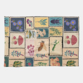 Moderne Tiere aus der Mitte des Jahrhunderts und b Geschirrtuch (Horizontal)