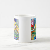 Moderne Tiger Art - Augenblick Kaffeetasse (Mittel)