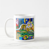 Moderne Tiger Art - Augenblick Kaffeetasse (Links)
