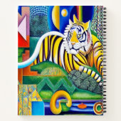 Moderne Tiger Art - Augenblick Notizblock (Rückseite)