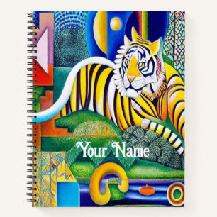 Moderne Tiger Art - Augenblick Notizblock