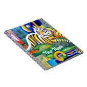 Moderne Tiger Art - Augenblick Notizblock (Rechte Seite)