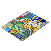 Moderne Tiger Art - Augenblick Notizblock (Linke Seite)