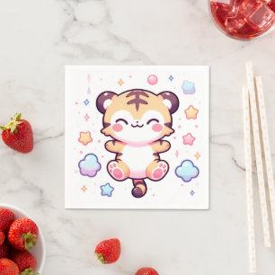 Moderne Tiger Baby-Dusche Serviette