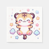 Moderne Tiger Baby-Dusche Serviette (Vorderseite)