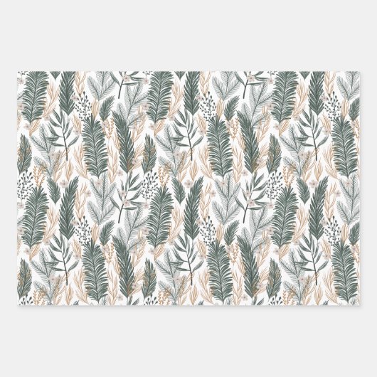 Moderne Tiger Blätter Urlaub (Vorderseite 2)