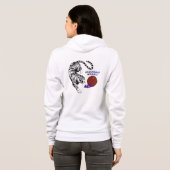 Moderne Tiger-Grafik-Kunst Hoodie (Schwarz voll)