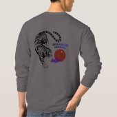 Moderne Tiger-Grafik-Kunst T-Shirt (Rückseite)