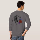 Moderne Tiger-Grafik-Kunst T-Shirt (Schwarz voll)