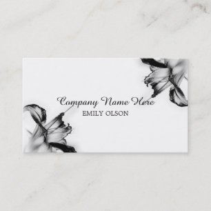 Moderne Tiger Lily Business Card Visitenkarte