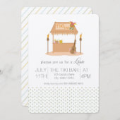 Moderne Tiki Bar Luau Einladung (Vorne/Hinten)