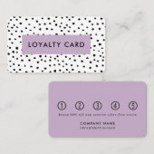 Moderne Tintenpatronen Gemustert Treuekarte (Vorne/Hinten)