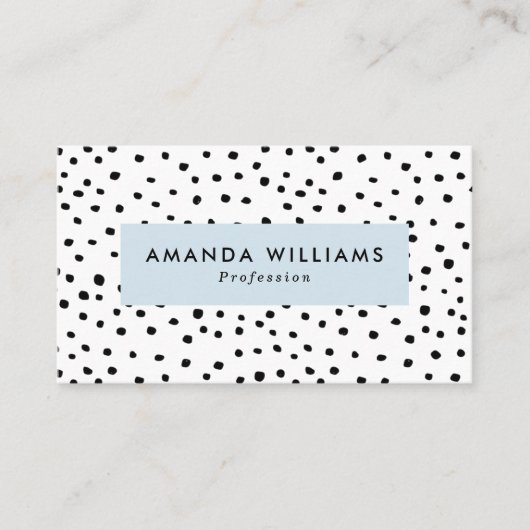 Moderne Tintenpatronen Gemustert Visitenkarte (Vorderseite)